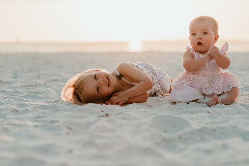 Fort Myers Family Photography Sisters on the Beach
